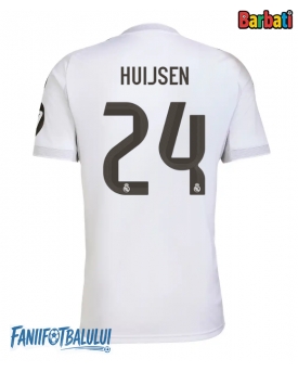 Real Madrid Dean Huijsen #24 Tricou Fotbal Replică 2025-26 Barbati Acasa